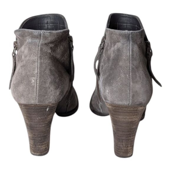 PAUL GREEN Malibu Grey Suede Ankle Boot Size 5.5(US8) - Picture 5 of 9